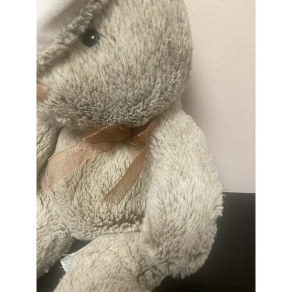 Hugfun Plush Easter Bunny Brown Floppy Ear 13” Stuffed Animal Toy - Picture 4 of 10
